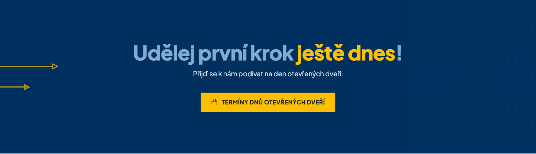 Sekce Výzva na webu